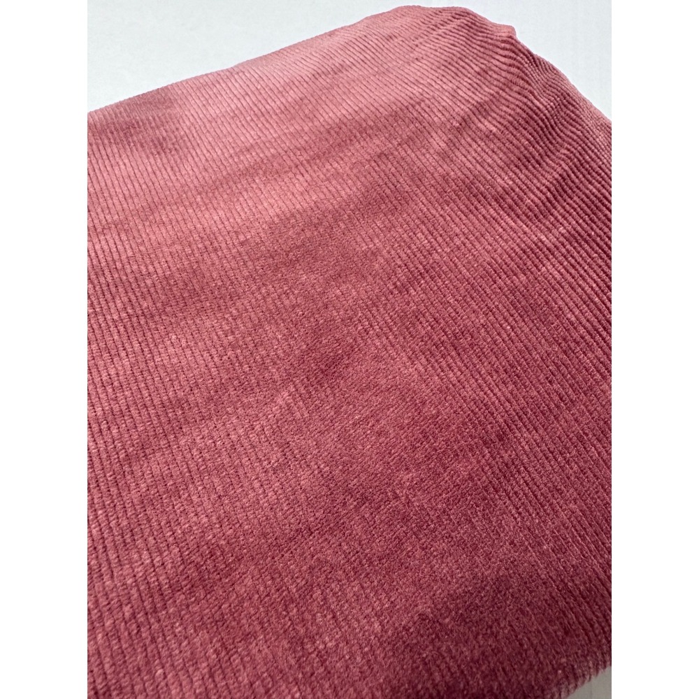 Pilcro Burgundy Rose Corduroy Slim Boyfriend Crop Mid Rise Stretchy 27 - Picture 6 of 15